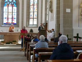 Palmsontag in St. Crescentius - Beginn der Heiligen Woche (Foto: Karl-Franz Thiede)